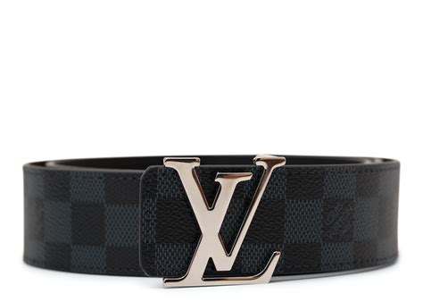 louis vuitton cintura nera con logo gold|louis vuitton cinture uomo.